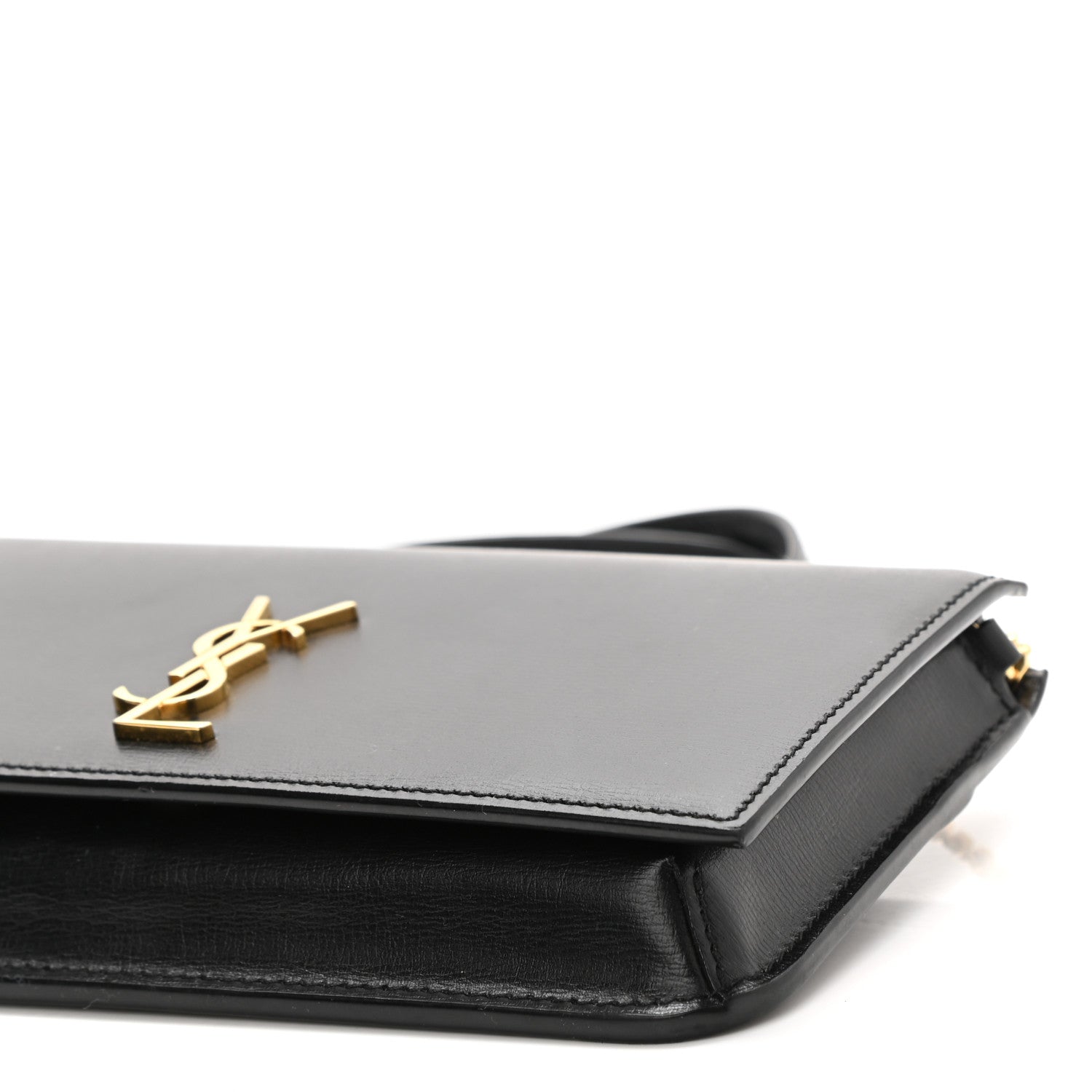 Saint Laurent Smooth Calfskin Monogram Phone Holder Crossbody Black 9 of 9