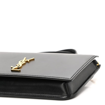Saint Laurent Smooth Calfskin Monogram Phone Holder Crossbody Black 9 of 9