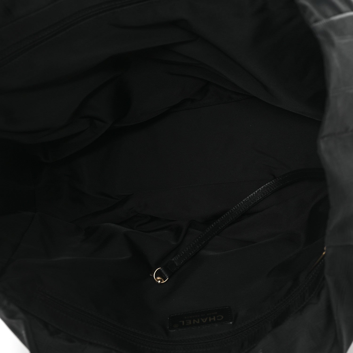 Chanel Nylon Medium Travel Tote Black 5 of 12