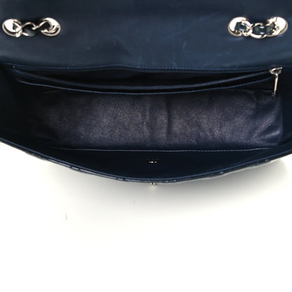 Chanel Patent Quilted Jumbo Single Flap Navy 5 of 18