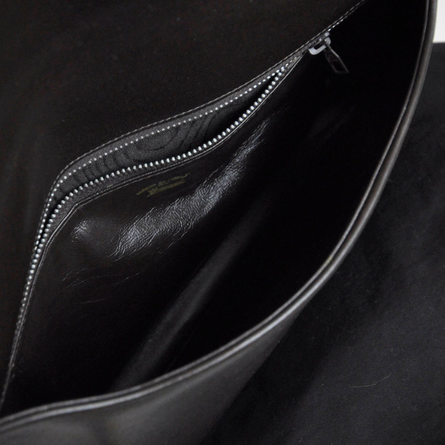 Gucci Leather Clutch Dark Brown 5 of 6