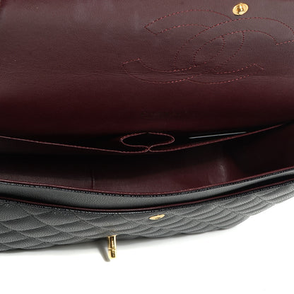 Chanel Caviar Quilted Maxi Double Flap Black 10 of 10