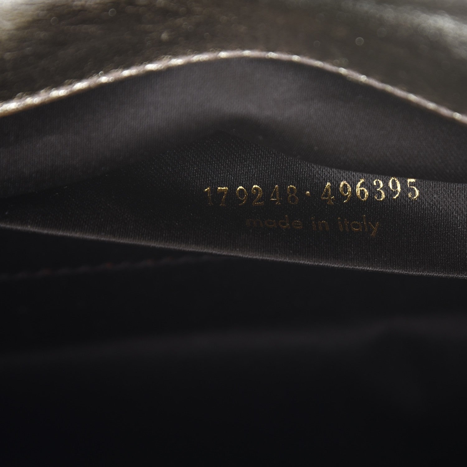Saint Laurent Metallic Textured Calfskin Small Belle De Jour Clutch Light Gold 7 of 7