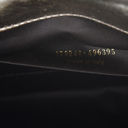 Saint Laurent Metallic Textured Calfskin Small Belle De Jour Clutch Light Gold 7 of 7