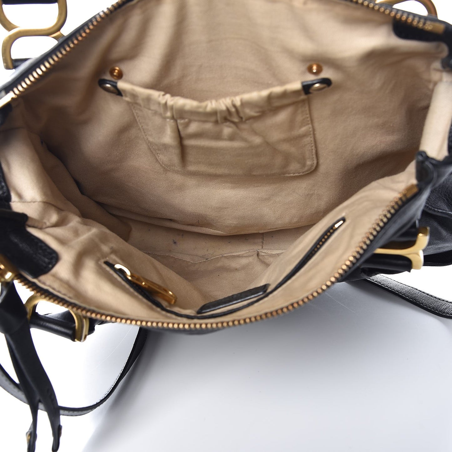 Calfskin Studded Medium Marcie Satchel Black