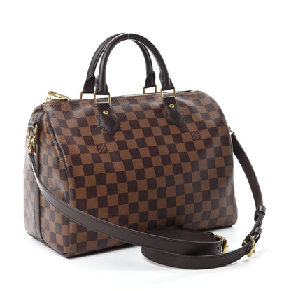 Louis Vuitton Damier Ebene Speedy Bandouliere 30 3 of 11