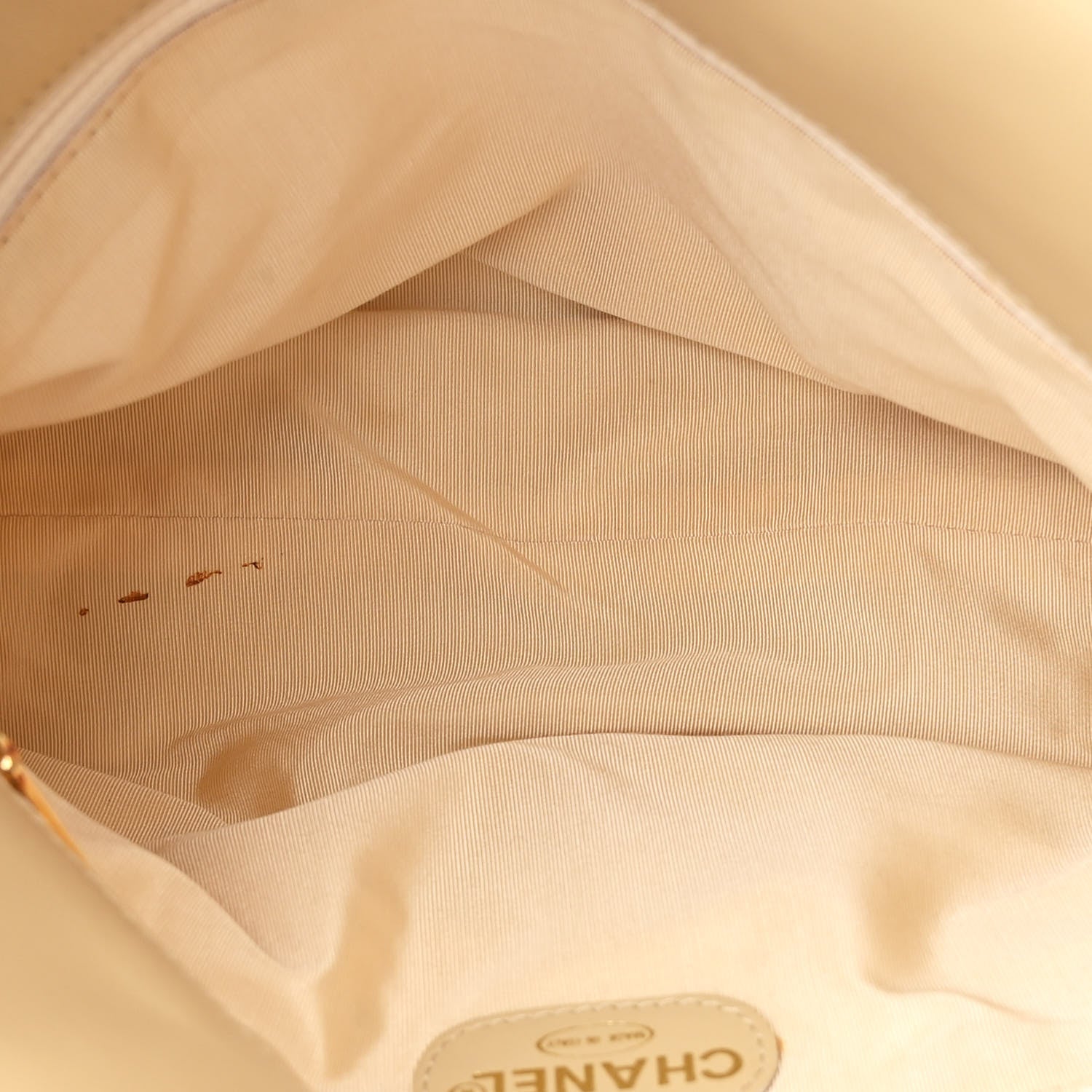 Chanel Calfskin CC Tote Beige 5 of 12