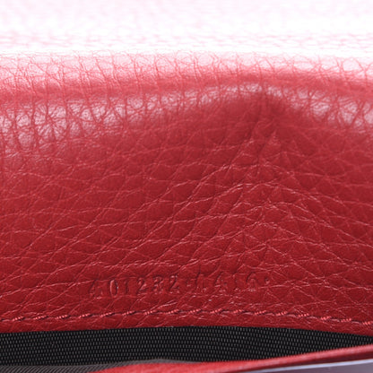 Gucci Calfskin GG Marmont Chain Wallet Vulcanic Red 6 of 7