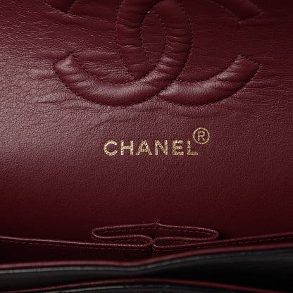 Chanel Lambskin Quilted Medium Double Flap Black 5 of 11