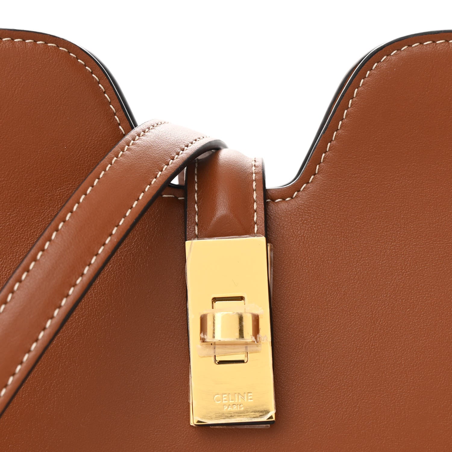 Celine Smooth Calfskin Small Camille 16 Soft Bag Tan 8 of 10