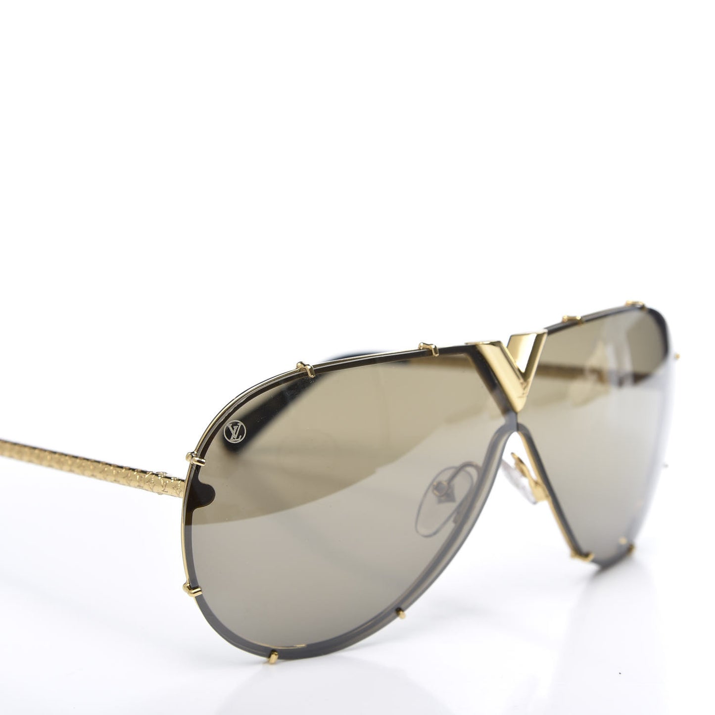 Metal LV Drive Sunglasses Z0897W Black Gold