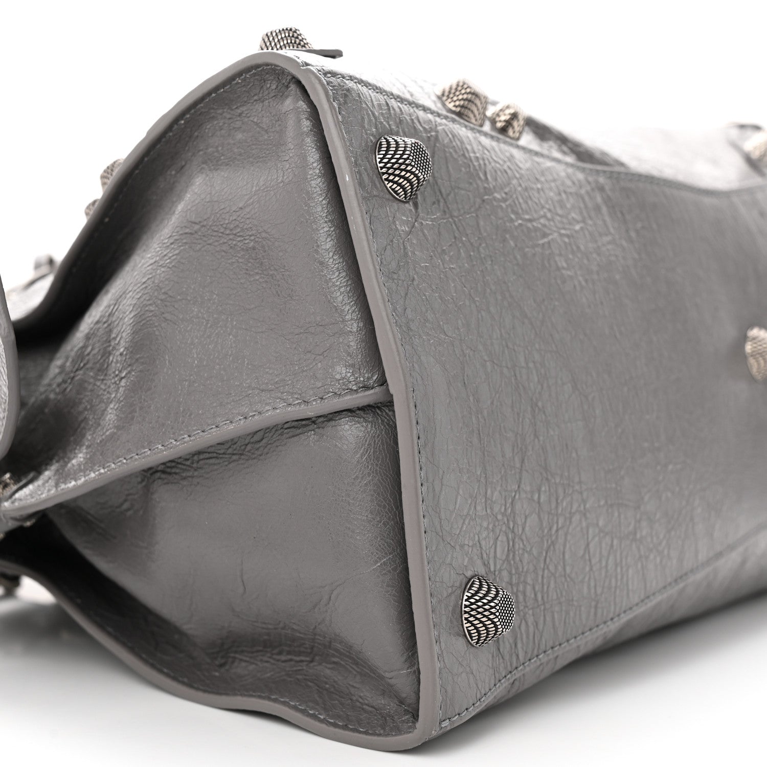 Balenciaga Agneau Arena Neo Cagole City Handbag Dark Grey 9 of 13