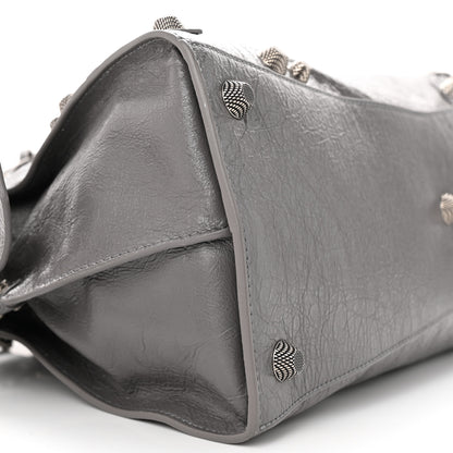 Balenciaga Agneau Arena Neo Cagole City Handbag Dark Grey 9 of 13