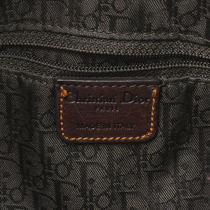 Christian Dior Calfskin Large Gaucho Double Saddle Bag Brown 6 of 14