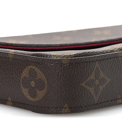 Louis Vuitton Monogram Pochette Felicie Chain Wallet Fuchsia 9 of 11