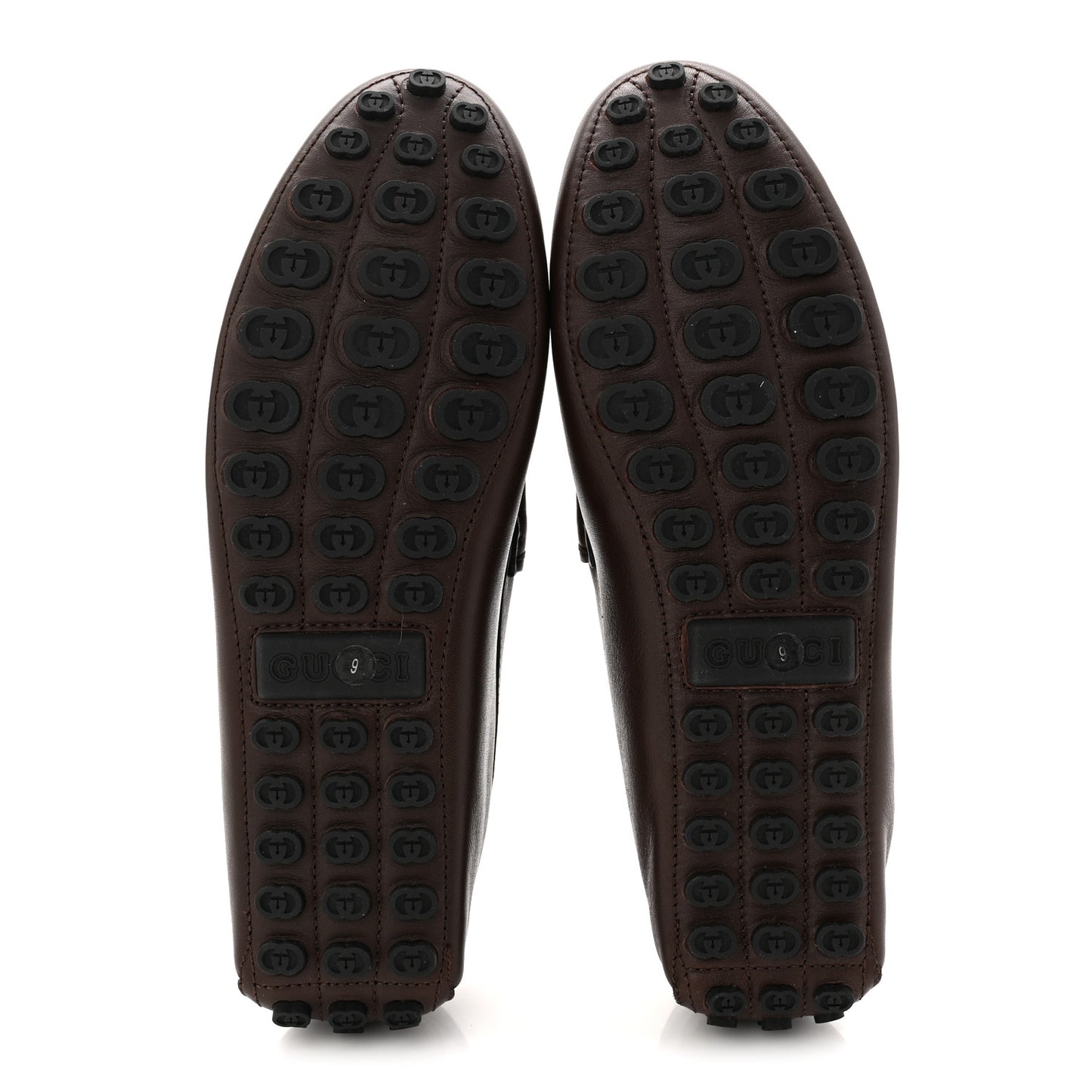 Soft Clove Calfskin Mens Horsebit Driver Loafers 9 Cocoa