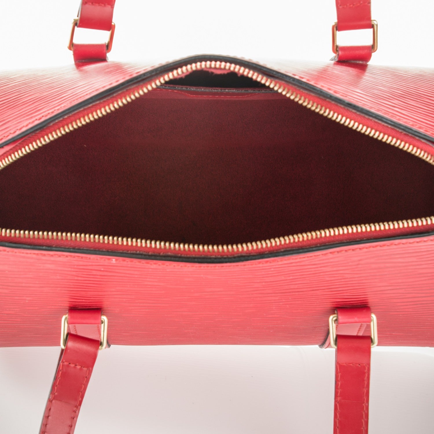 Louis Vuitton Epi Soufflot Castillan Red 5 of 8
