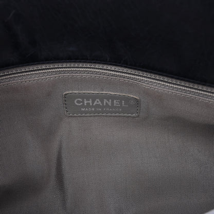 Chanel Lambskin Vertical Quilted Tote Navy 6 of 10