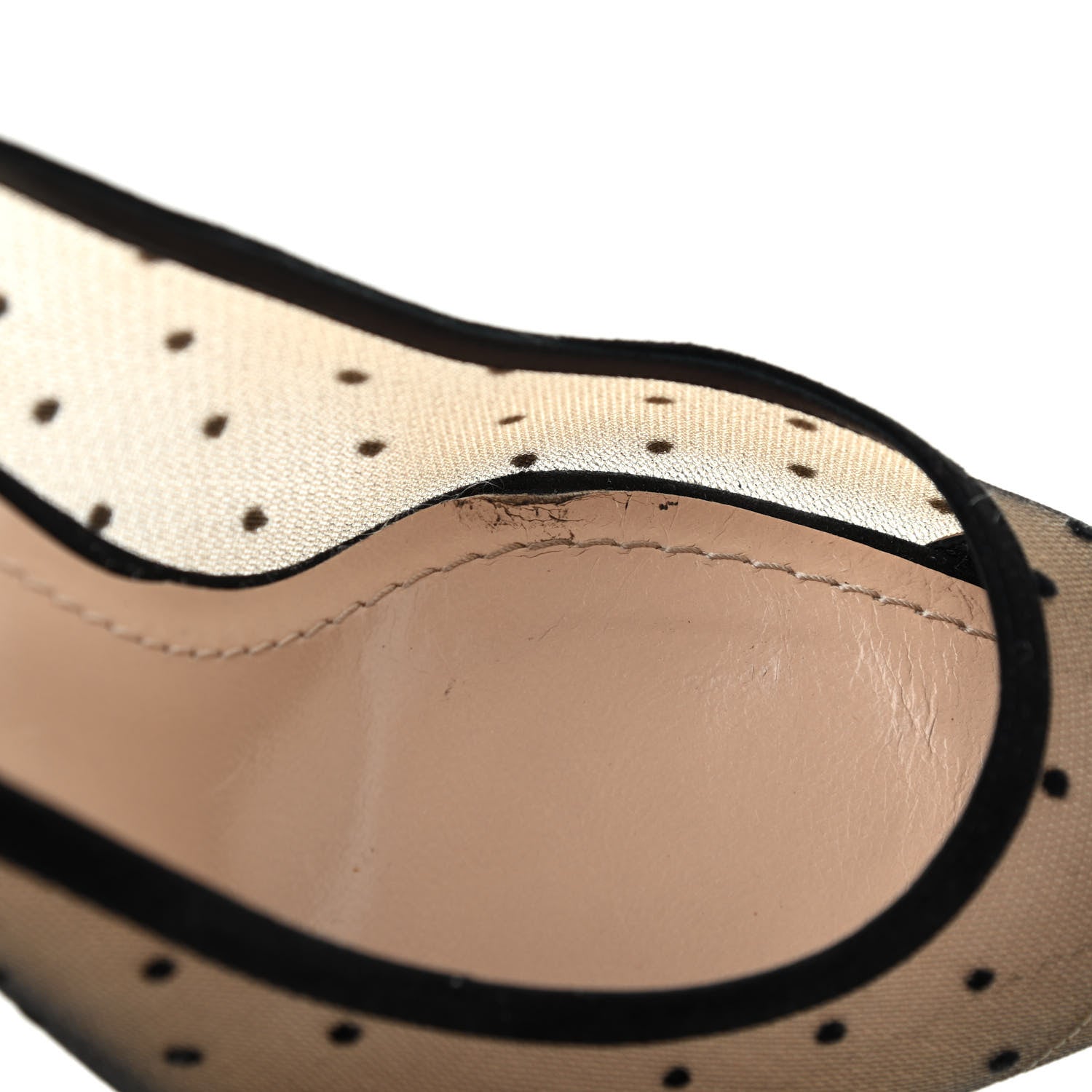 Christian Dior Suede Calfskin Lovely-D Ankle Wrap Pumps 39 Black 10 of 10