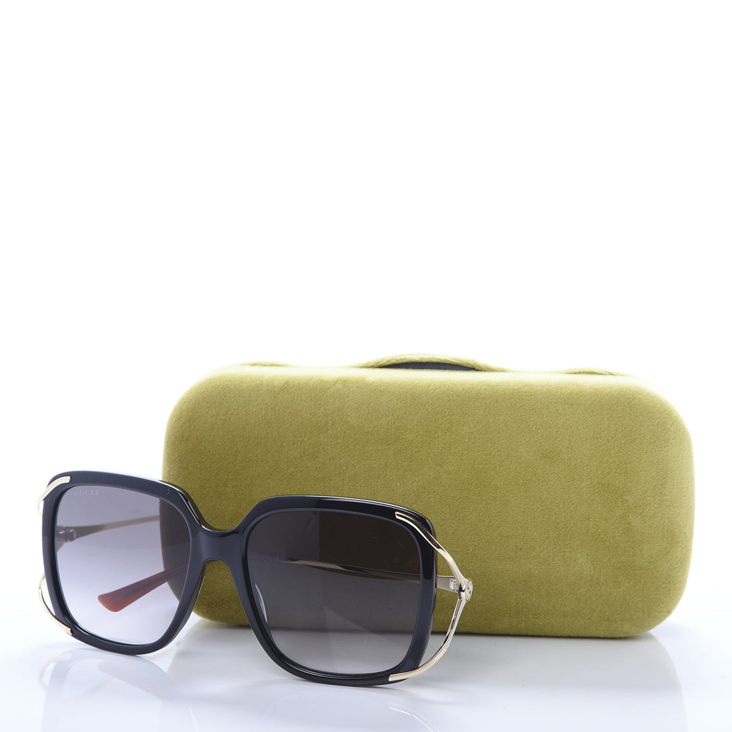 Acetate Butterfly Sunglasses GG0647S Black White