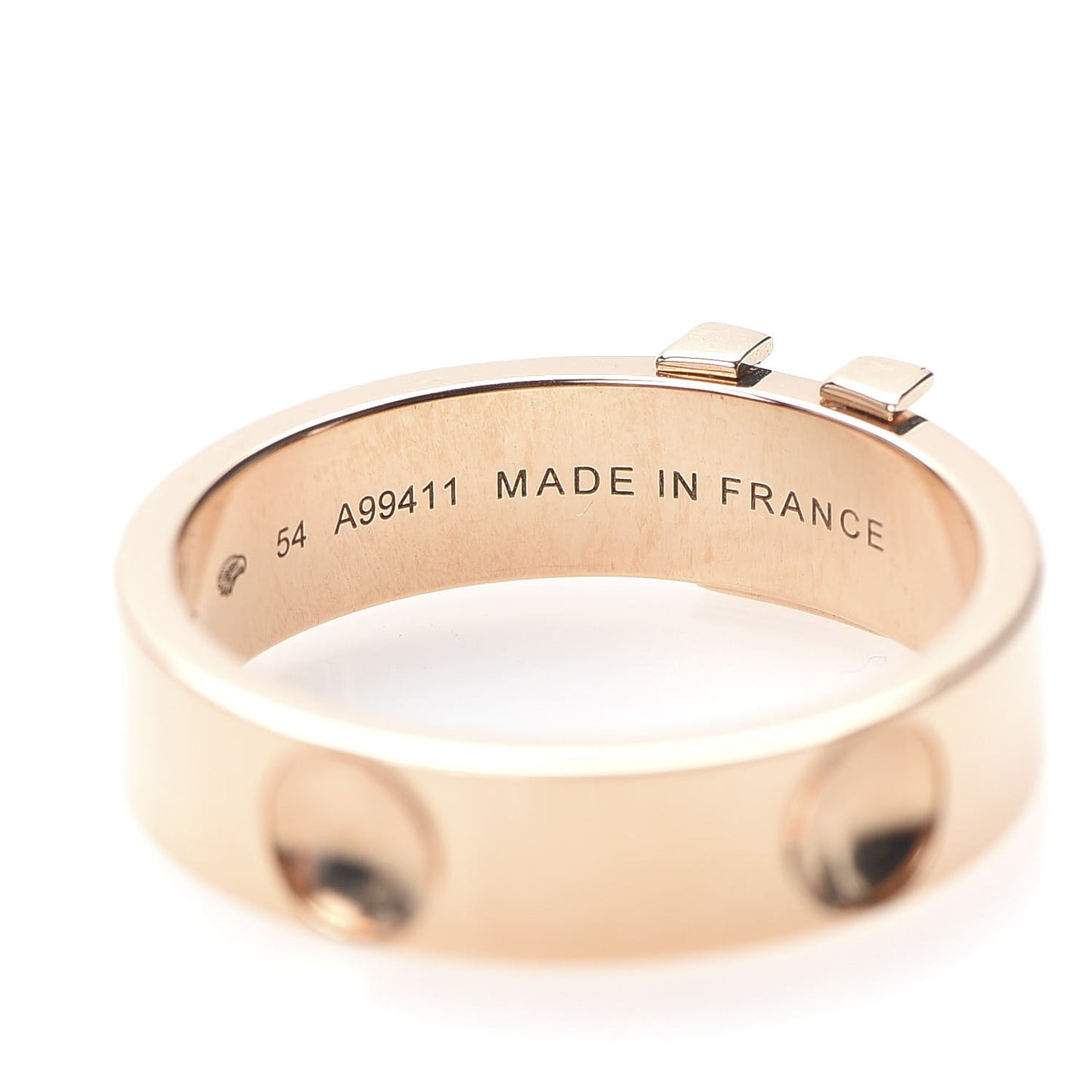 18K Pink Gold Empreinte LV Ring 54 7