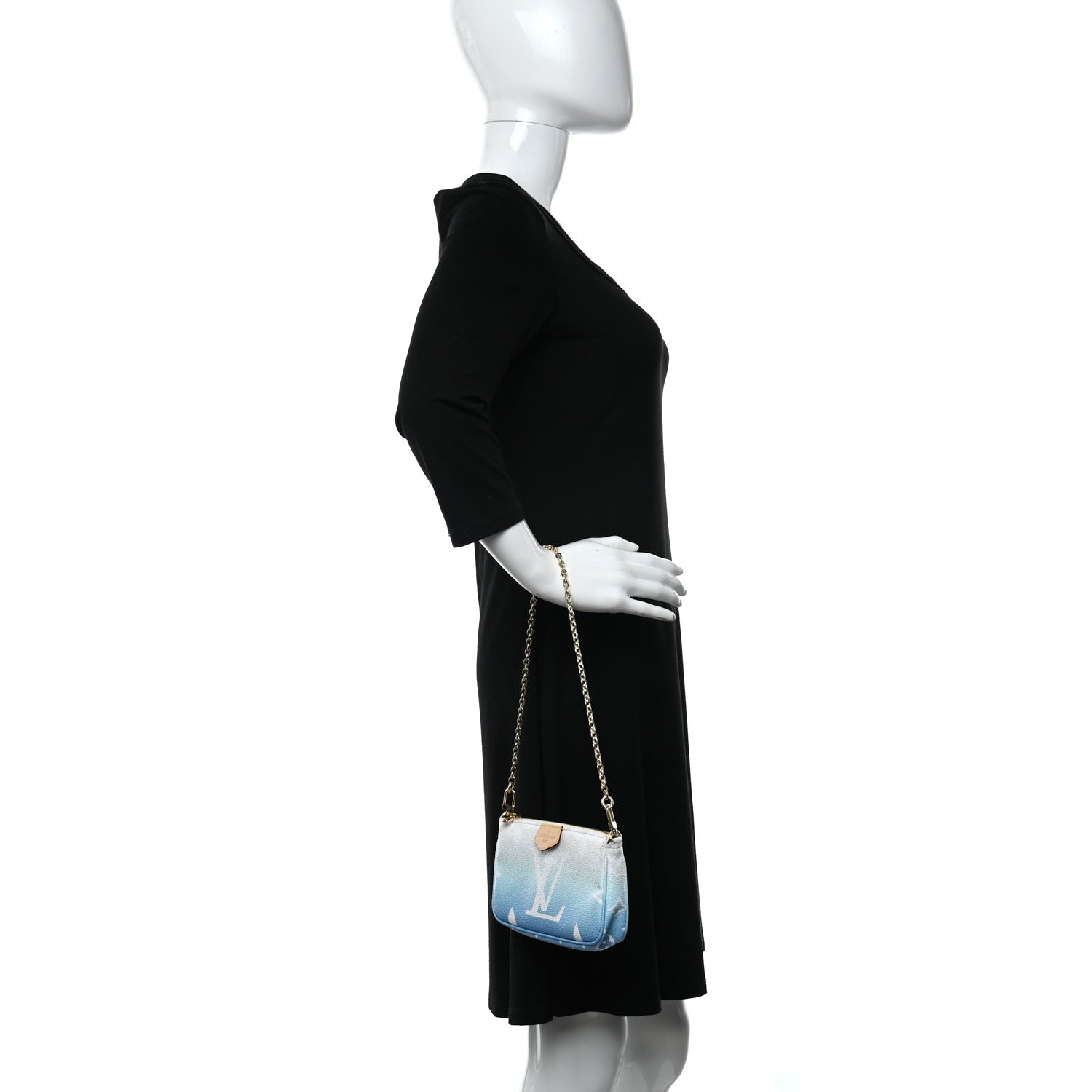 Louis Vuitton Monogram Giant By The Pool Multi Pochette Accessories Mini Pochette Blue 2 of 9