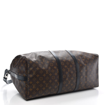 Louis Vuitton Monogram Macassar Keepall Bandouliere 55 3 of 8