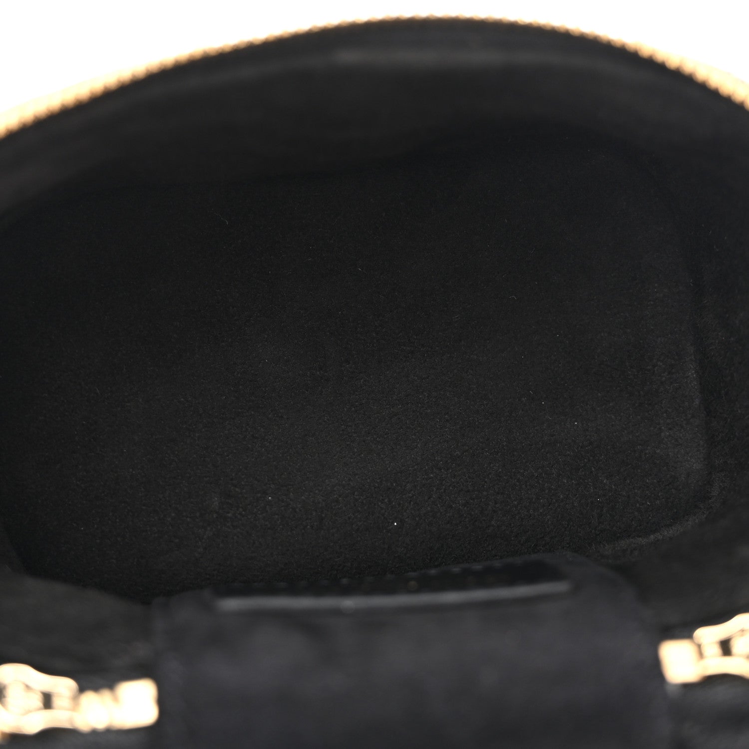 Christian Dior Lambskin Cannage Micro Lady Dior Vanity Case Black 5 of 13