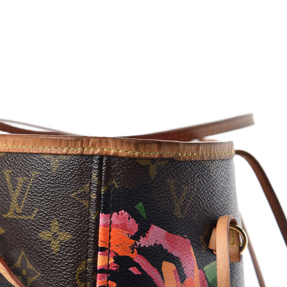 Louis Vuitton Monogram Roses Neverfull MM 15 of 21