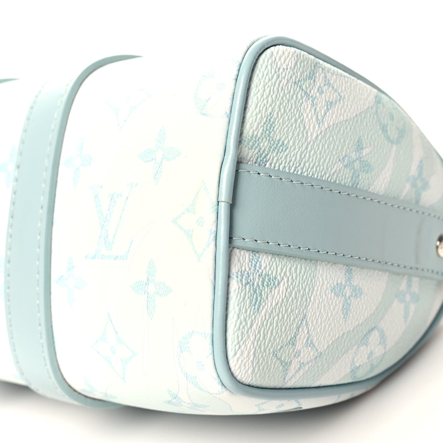 Monogram Aquagarden Keepall Bandouliere 25 Crystal Blue