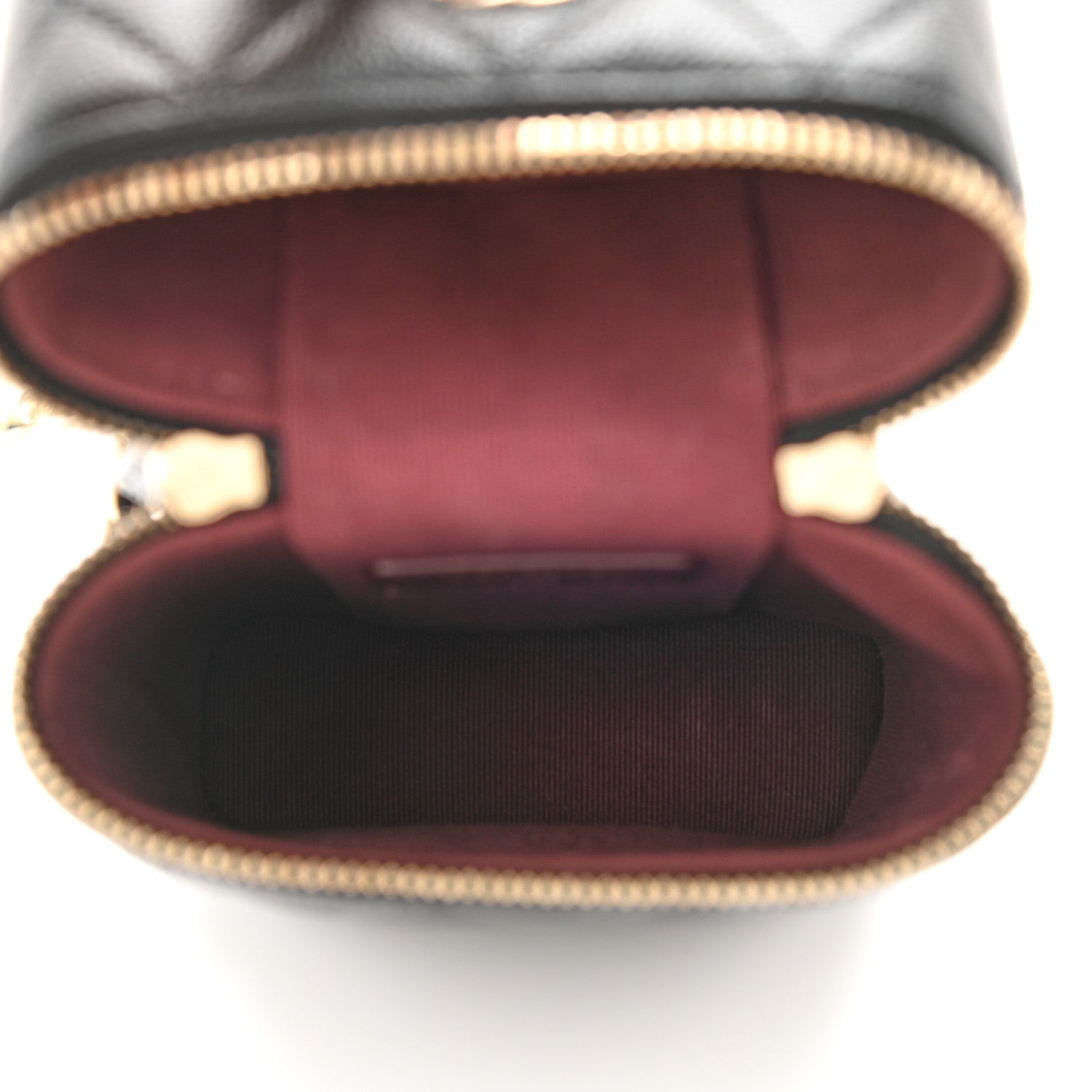 Chanel Caviar Quilted Phone Holder With Chain Black 4 of 10