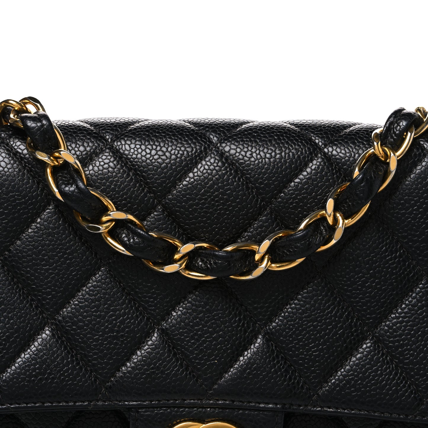 Caviar Jumbo Single Flap Black