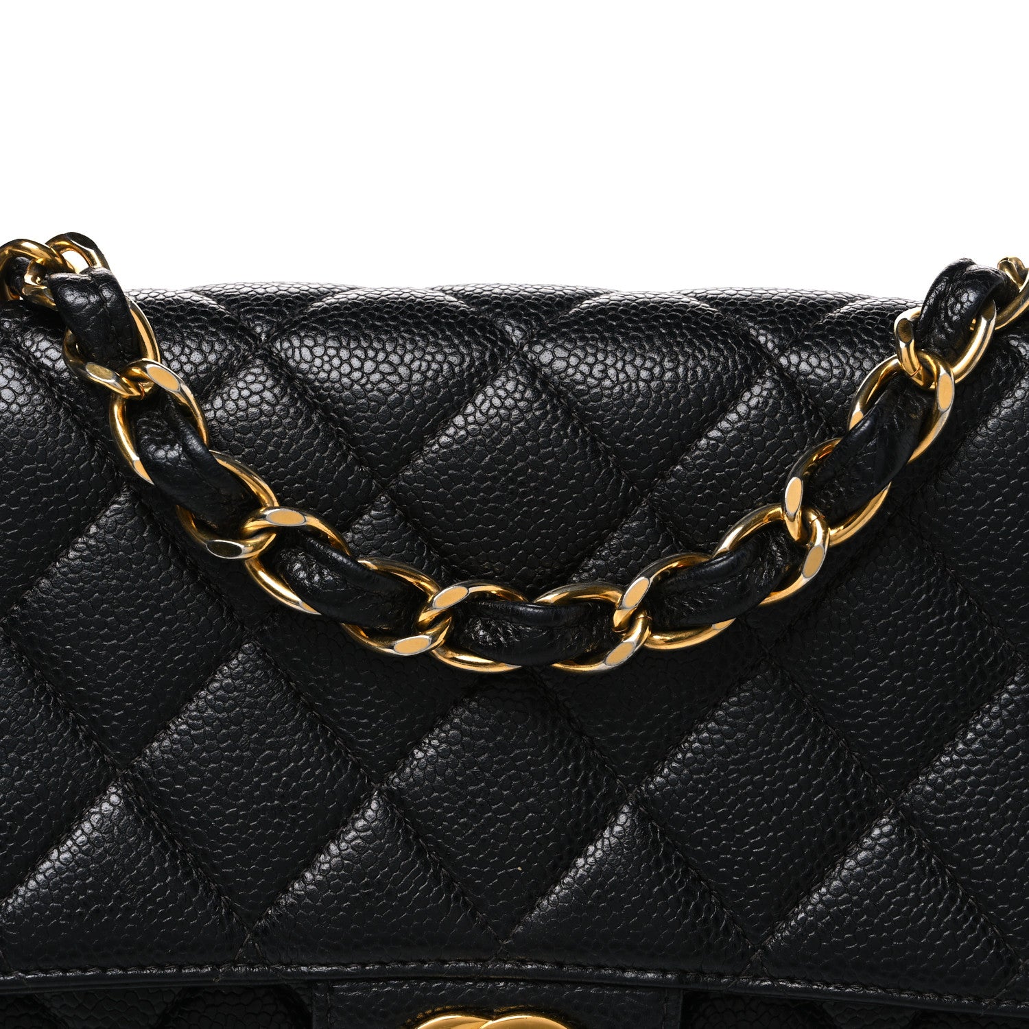 Chanel Caviar Jumbo Single Flap Black 8 of 10