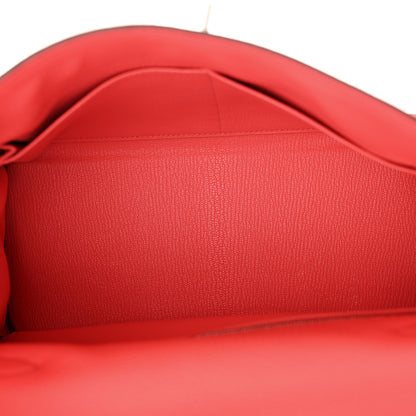Hermes Taurillon Clemence Kelly Retourne 28 Rose Texas 5 of 11