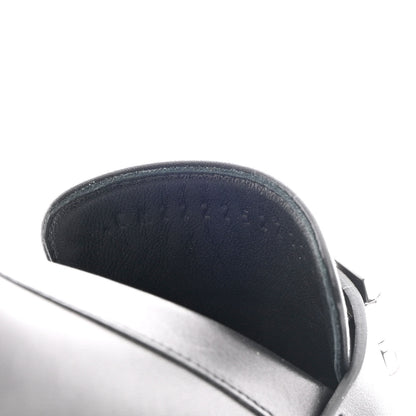 Hermes Calfskin Womens Faubourg Loafers 35 Black 6 of 12