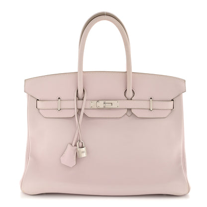 Hermes Swift Birkin 35 Rose Dragee 1 of 15