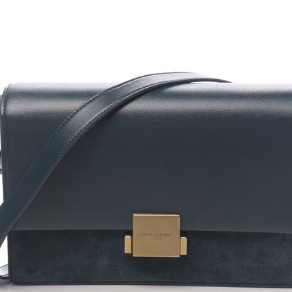 Saint Laurent Smooth Calfskin Suede Medium Bellechasse Dark Green 10 of 10