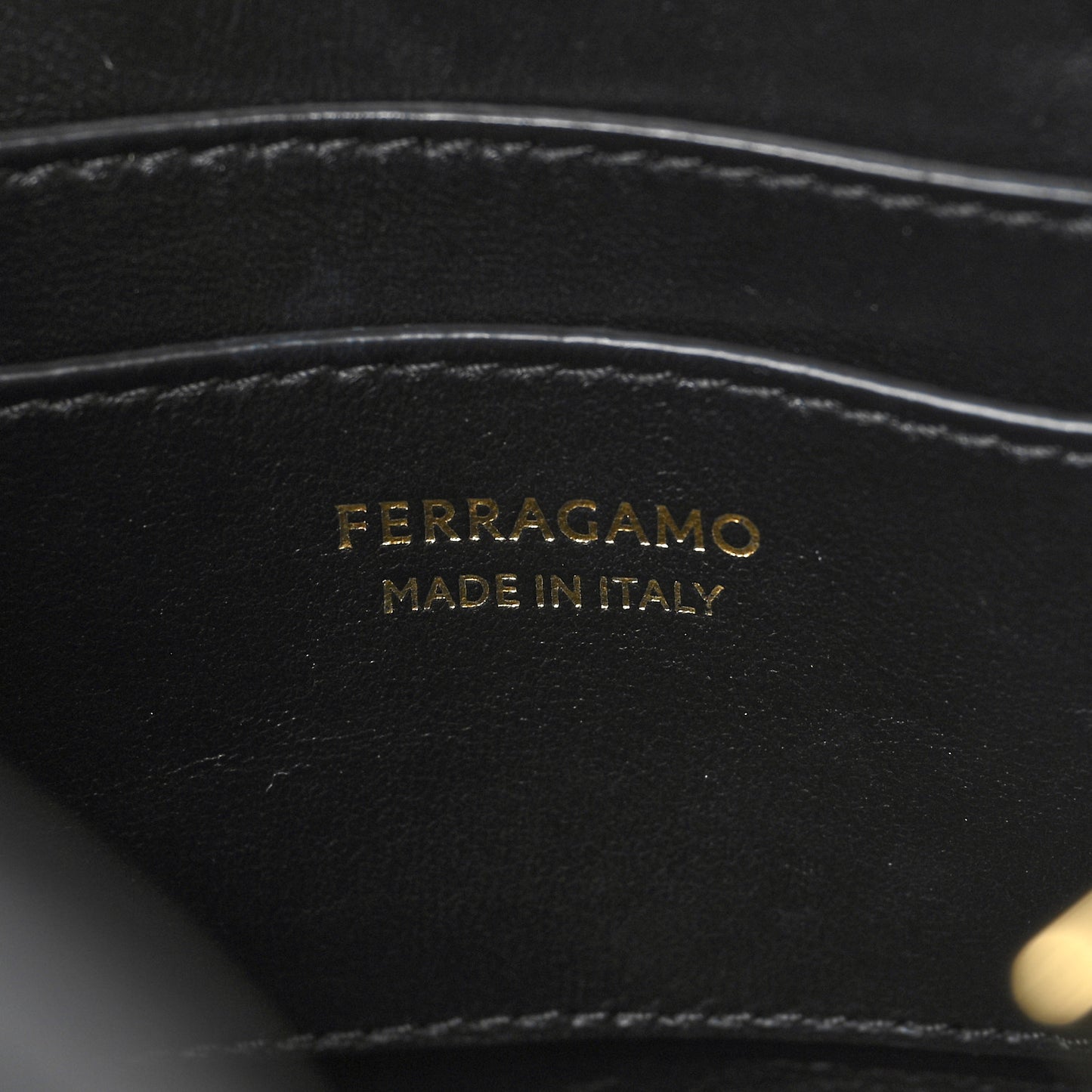 Calfskin Mini Hug Bag Black