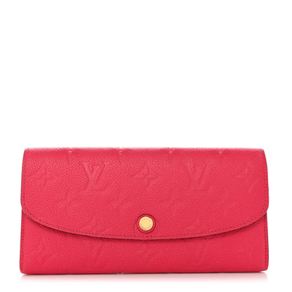 Louis Vuitton Empreinte Emilie Wallet Hot Pink 1 of 7