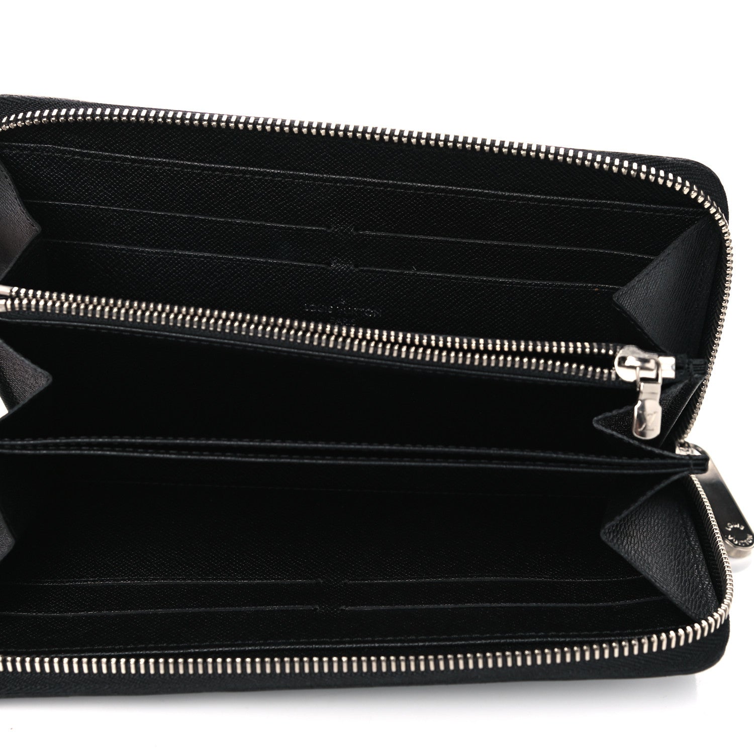 Louis Vuitton Epi Zippy Wallet Black 5 of 8