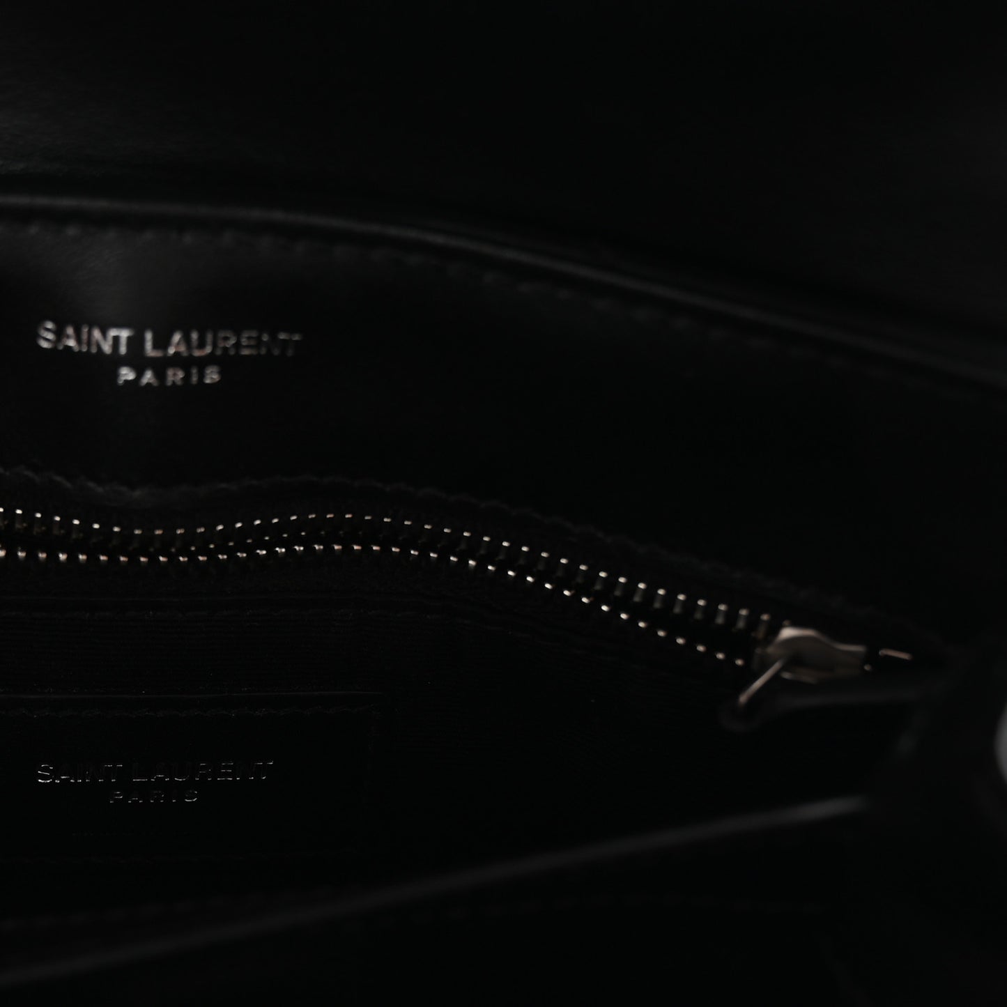 Calfskin Y Quilted Monogram Toy Loulou Crossbody Bag Black