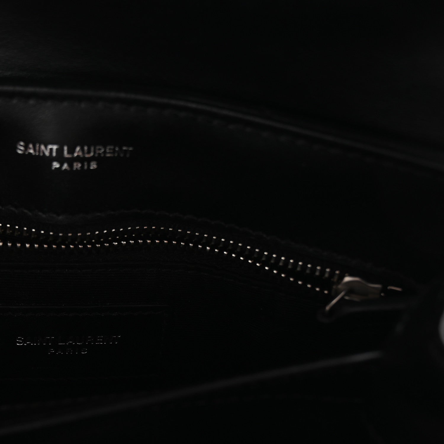 Saint Laurent Calfskin Y Quilted Monogram Toy Loulou Crossbody Bag Black 6 of 9