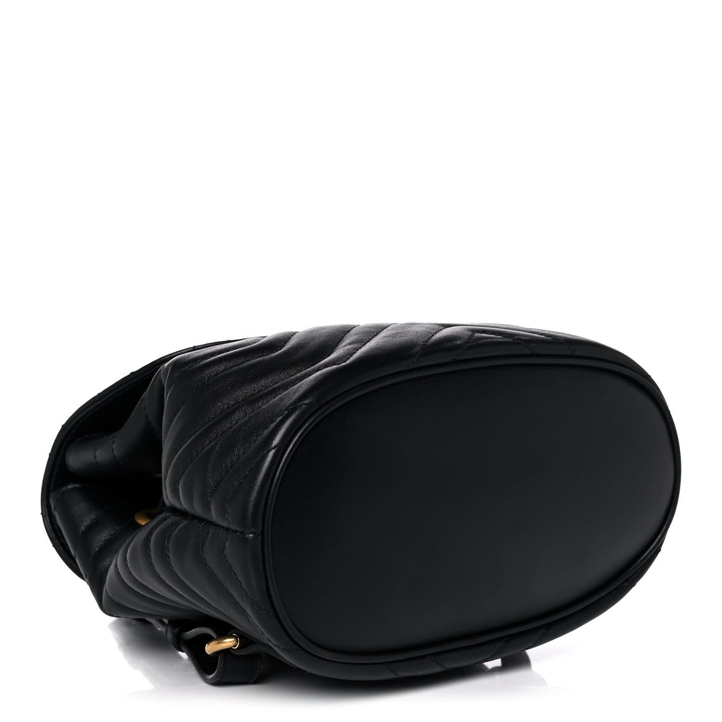 Calfskin Matelasse GG Marmont Flap Backpack Black