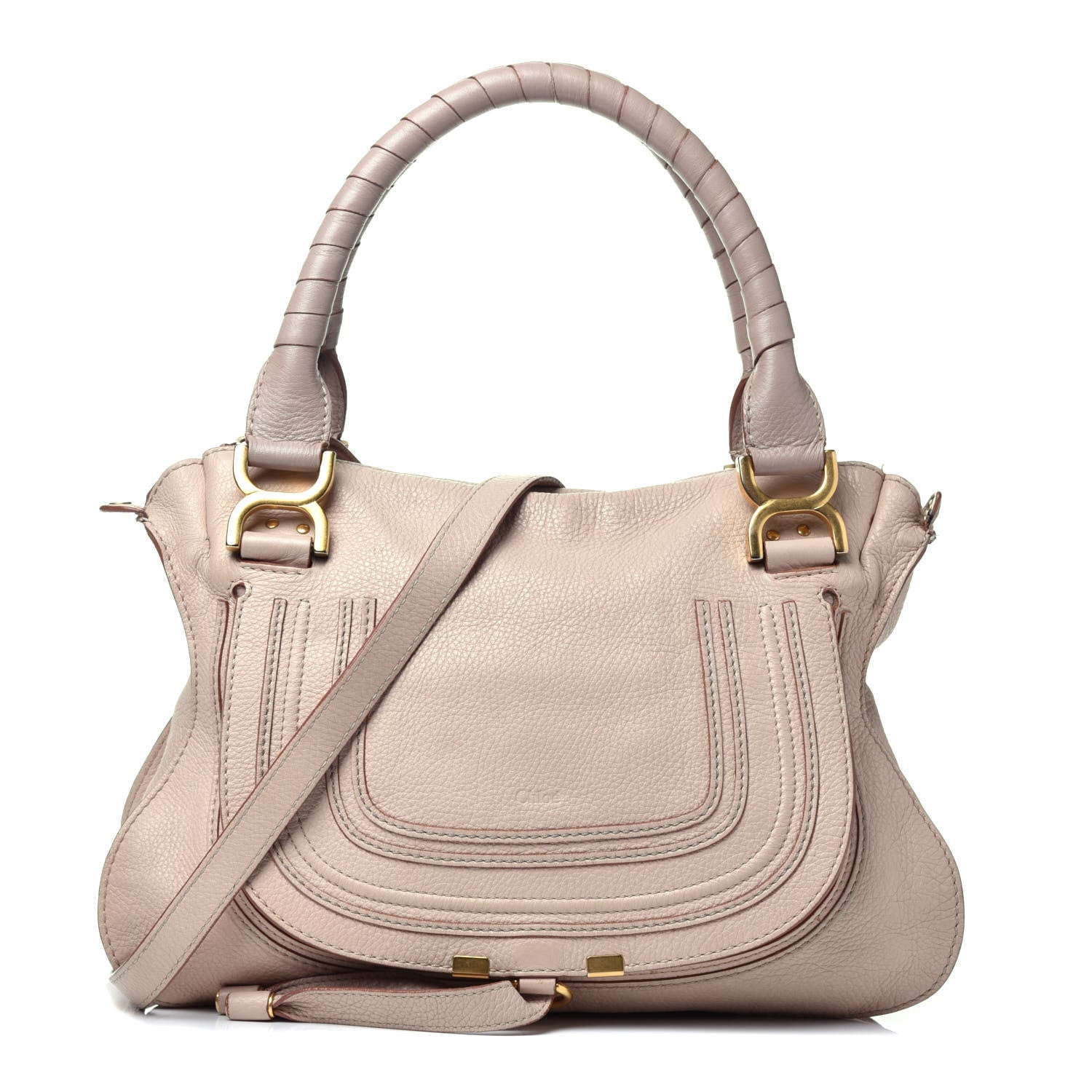 Chloe Calfskin Medium Marcie Satchel Blush Nude 1 of 10