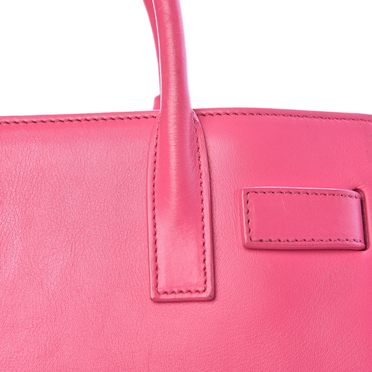 Calfskin Nano Sac De Jour Lipstick Fuchsia