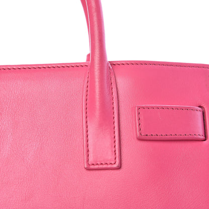 Saint Laurent Calfskin Nano Sac De Jour Lipstick Fuchsia 19 of 22