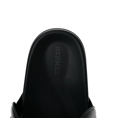 Hermes Nappa Extra Sandals 39 Black 14 of 16