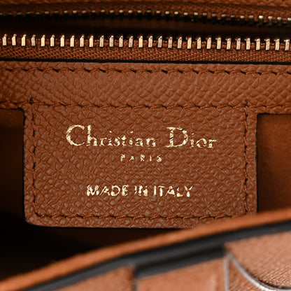 Christian Dior Grained Calfskin Saddle Bag Camello 6 of 10