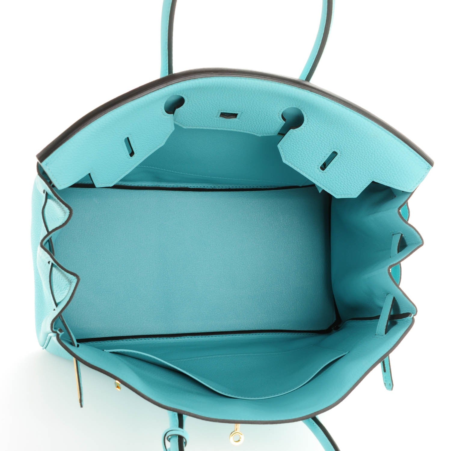 Hermes Togo Birkin 35 Bleu Atoll 8 of 23