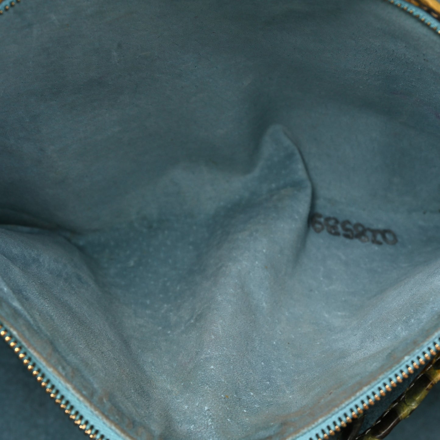 Snakeskin Liz Tote Beige Blue